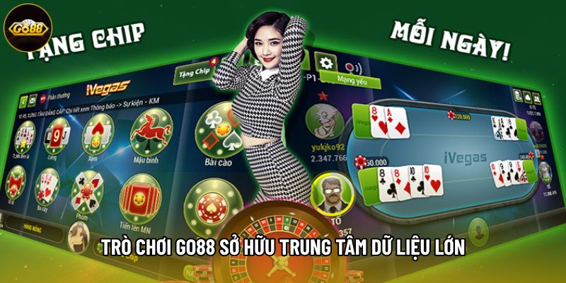 Trò chơi Go88 sở hữu trung tâm dữ liệu lớn Trò chơi Go88 sở hữu trung tâm dữ liệu lớn